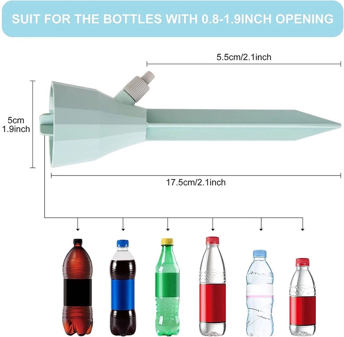BOTC Waterdruppelaar Set Van 6 Stuks Voor Planten - Watergeefsysteem 9 BOTC Waterdruppelaar Set Van 6 Stuks Voor Planten - Watergeefsysteem - Afbeelding 9