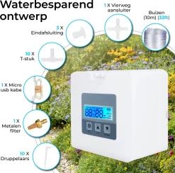 Automatisch Bewateringssysteem Voor Kamerplanten Met Pomp – Waterdruppelaar – Watergeefsysteem– Planten Watergever 11 Automatisch Bewateringssysteem Voor Kamerplanten Met Pomp – Waterdruppelaar – Watergeefsysteem– Planten Watergever -Tuin En Buiten 1200x1186