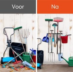 TTD Premium XXL Bezemhouder En Gereedschapsrek - Opslag Van Gereedschap - Opslag Van Schoonmaakspullen - Tuingereedschap - Klussen - RVS - Zwart 9 TTD Premium XXL Bezemhouder En Gereedschapsrek - Opslag Van Gereedschap - Opslag Van Schoonmaakspullen - Tuingereedschap - Klussen - RVS - Zwart -Tuin En Buiten 1200x1186 4