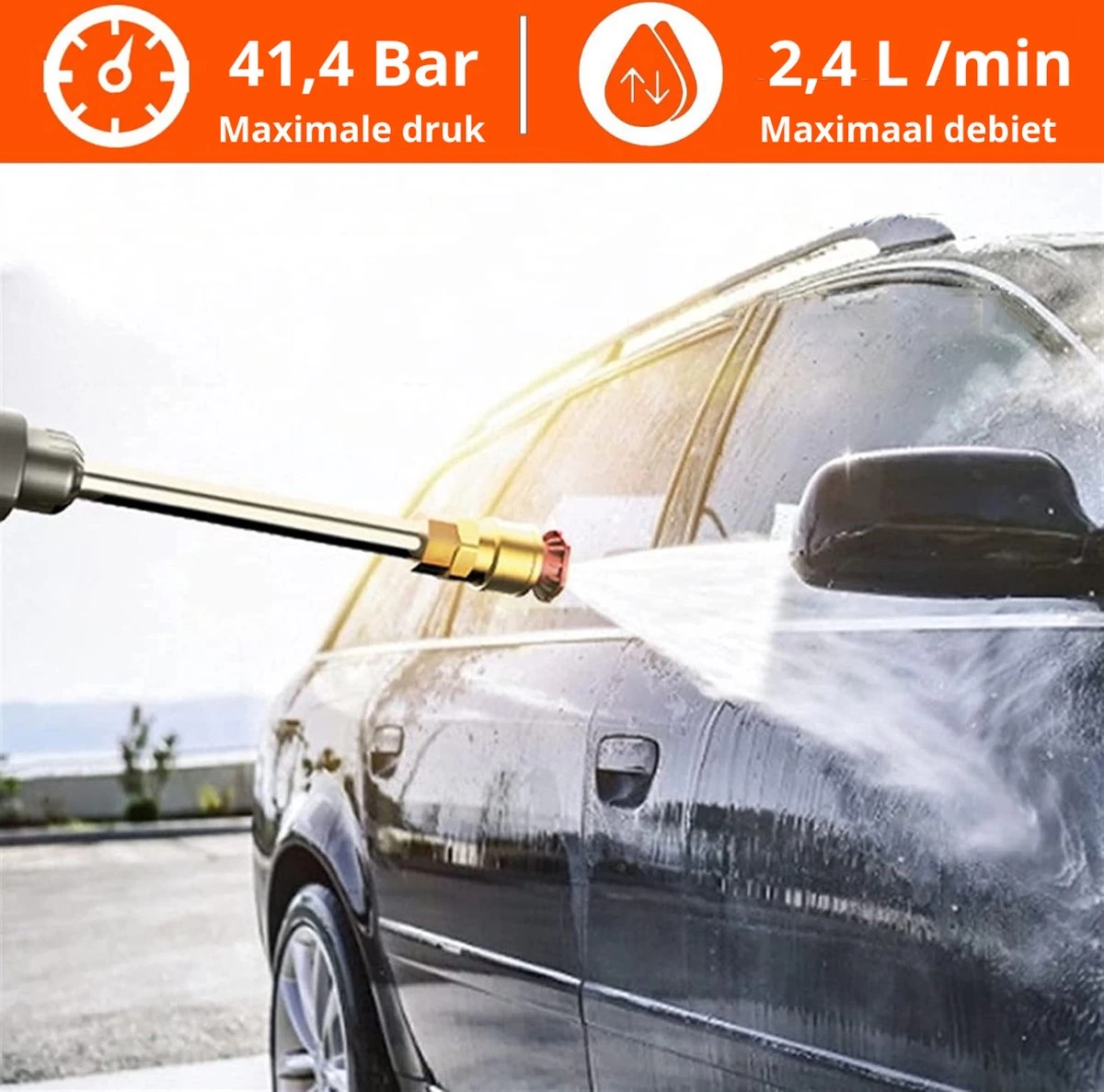 Hogedrukreiniger - Draagbaar - Auto Wasmachine - Hogedrukreiniger 5 Hogedrukreiniger - Draagbaar - Auto Wasmachine - Hogedrukreiniger - Afbeelding 5