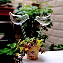 Planten Watergever Glazen Vogel (set Van 2) 6 Planten Watergever Glazen Vogel (set Van 2) -Tuin En Buiten 1200x1200 106