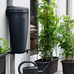 Elho Green Basics Rain Catcher 33 - Regenton Voor Balkonbuiten - Ø 33.5 X H 73.5 Cm - Zwart/Living Black 12 Elho Green Basics Rain Catcher 33 - Regenton Voor Balkonbuiten - Ø 33.5 X H 73.5 Cm - Zwart/Living Black -Tuin En Buiten 1200x1200 272