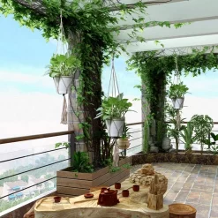 9 Stuks Jute Macrame Plantenhangers - Boho Handgeweven Katoen Hangpot Voor Binnen/Buiten - Hangende Bloempot Met Kralen - Macramé Touw/Koord Hangplant Houder - Bohemian Wandhanger Decoratie - Plant Hanger - Verticale Tuin Bloempothouder Planthanger 11 9 Stuks Jute Macrame Plantenhangers - Boho Handgeweven Katoen Hangpot Voor Binnen/Buiten - Hangende Bloempot Met Kralen - Macramé Touw/Koord Hangplant Houder - Bohemian Wandhanger Decoratie - Plant Hanger - Verticale Tuin Bloempothouder Planthanger -Tuin En Buiten 1200x1200 450