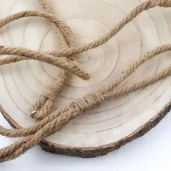 Merkloos Plantenhanger Boomstam Schijf | 30-35cm | Handgemaakt | Planten-houder / Hang-plant | Planten Accessoires | Decoratie Houten Hang Plank | -Tuin En Buiten 1200x1200 472