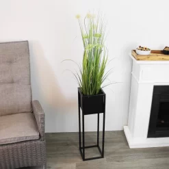 Bloempot - Metaal - Bloemen - Plantenpot - Voor Binnen - Zwart - 70 Cm 11 Bloempot - Metaal - Bloemen - Plantenpot - Voor Binnen - Zwart - 70 Cm -Tuin En Buiten 1200x1200 546