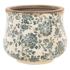 Clayre & Eef Bloempot Ø 21x17 Cm Beige Groen Keramiek Rond Bloemen Bloempot Binnen Plantenpot Plant Pot 7 Clayre & Eef Bloempot Ø 21x17 Cm Beige Groen Keramiek Rond Bloemen Bloempot Binnen Plantenpot Plant Pot -Tuin En Buiten 1200x1200 560