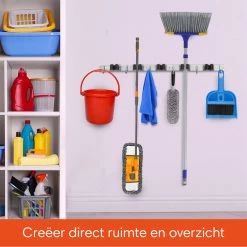 TTD Premium XXL Bezemhouder En Gereedschapsrek - Opslag Van Gereedschap - Opslag Van Schoonmaakspullen - Tuingereedschap - Klussen - RVS - Zwart 10 TTD Premium XXL Bezemhouder En Gereedschapsrek - Opslag Van Gereedschap - Opslag Van Schoonmaakspullen - Tuingereedschap - Klussen - RVS - Zwart -Tuin En Buiten 1200x1200 689