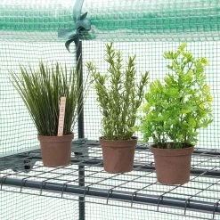 Relaxdays Kas Met Wielen - Tuinkas 3 Etages - Broeikas Kweekkas Tuin / Balkon 130 Cm Hoog - PE -Tuin En Buiten 1200x1200 754