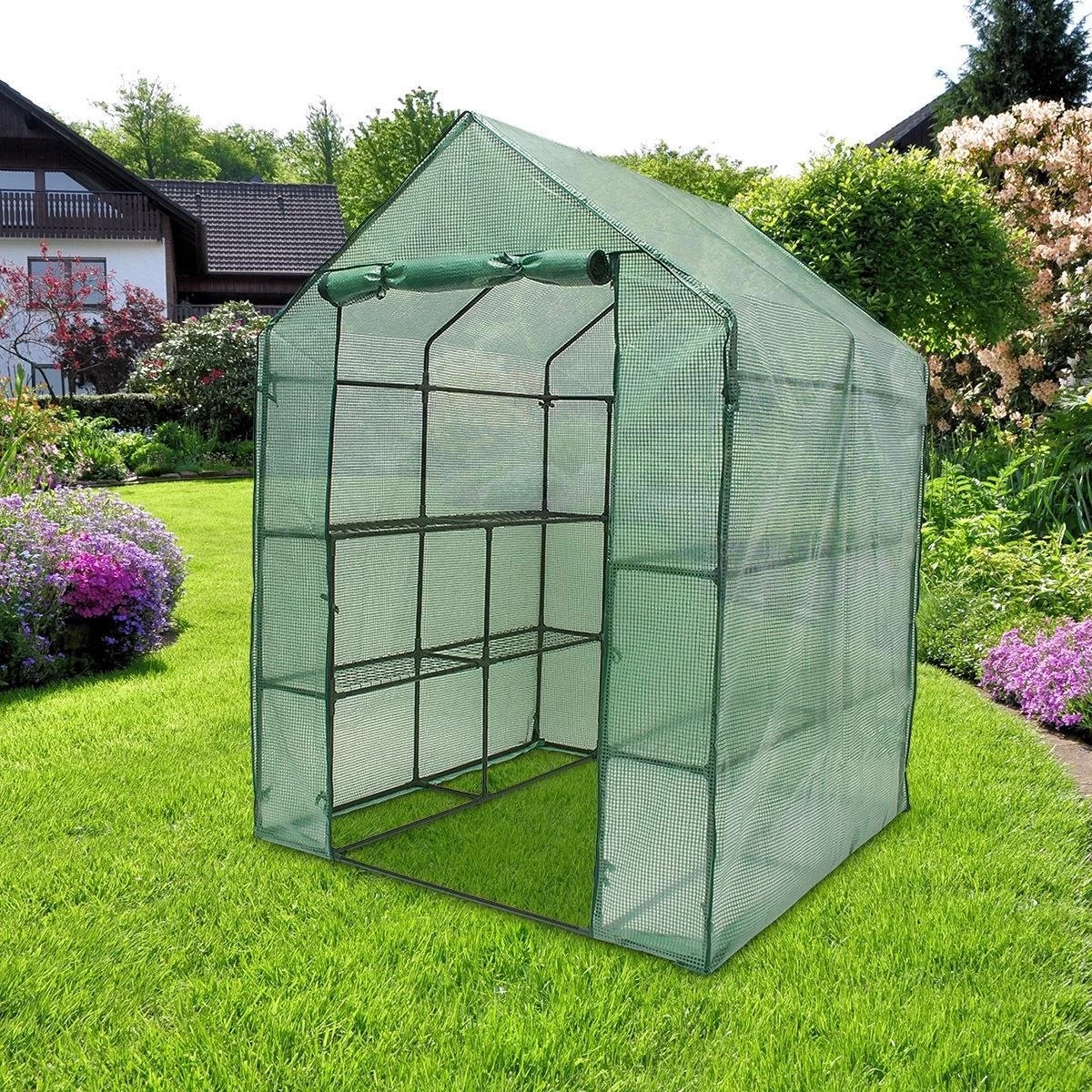 Relaxdays Tuinkas Folie - Grote Foliekas - Tomatenkas - Kweekkas - Hobbykas - Broeikas 6 Relaxdays Tuinkas Folie - Grote Foliekas - Tomatenkas - Kweekkas - Hobbykas - Broeikas - Afbeelding 6