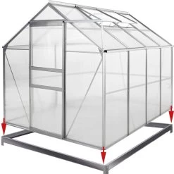 Gardebruk Aluminium Kas 4,75 M² - Fundament & Regengoot - 250x190cm 24 Gardebruk Aluminium Kas 4,75 M² - Fundament & Regengoot - 250x190cm -Tuin En Buiten 1200x1200 790