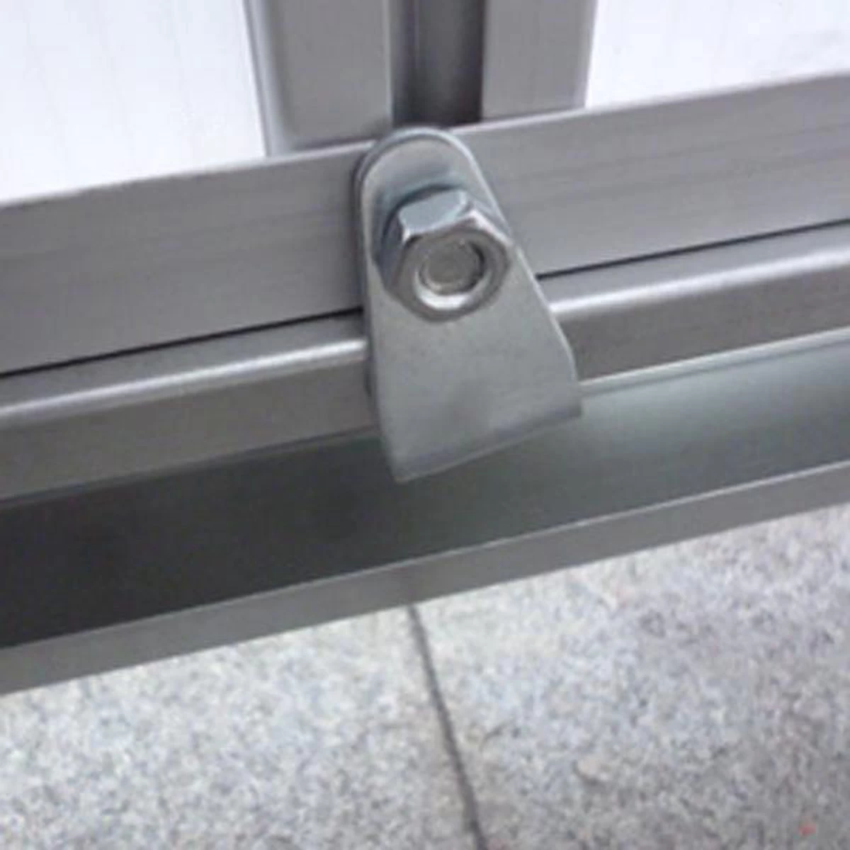 Gardebruk Aluminium Kas 4,75 M² - Fundament & Regengoot - 250x190cm 12 Gardebruk Aluminium Kas 4,75 M² - Fundament & Regengoot - 250x190cm - Afbeelding 12