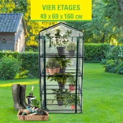 Kinzo Plastic Broeikas 69 X 49 X 160cm -Tuin En Buiten 1200x1200 800