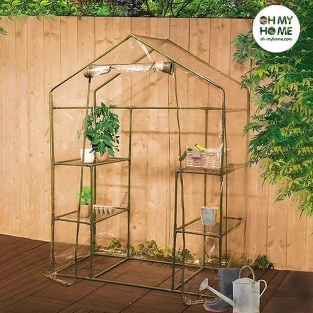 Merkloos Tuinkas - 143 X 73 X 195 Cm 7 Merkloos Tuinkas - 143 X 73 X 195 Cm - Afbeelding 7