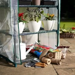 Bramble - Tuinkassen - 5 Lagen - Miniserre - Draadplanken - Gemakkelijk Te Monteren - 69 X 49 X 193 Cm -Tuin En Buiten 1200x1200 829