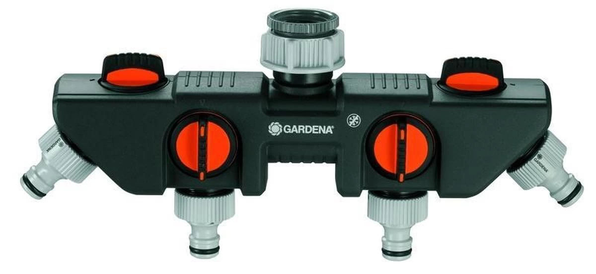 GARDENA - Waterverdeler - Slangkoppeling - 4 Uitgangen 9 GARDENA - Waterverdeler - Slangkoppeling - 4 Uitgangen - Afbeelding 9