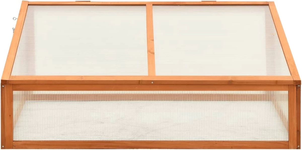 VidaXL Broeikas 100x65x40 Cm Vurenhout 6 VidaXL Broeikas 100x65x40 Cm Vurenhout - Afbeelding 6
