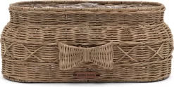 Riviera Maison Bloempot Voor Binnen Naturel - Rustic Rattan Bow Planter Oval