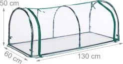 Relaxdays Kweekkas Tunnel Met Raam - Kleine Tuinkas - Ronde Broeikas - Kunststof Hobbykas -Tuin En Buiten 1200x628 1