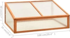 VidaXL Broeikas 100x65x40 Cm Vurenhout 10 VidaXL Broeikas 100x65x40 Cm Vurenhout -Tuin En Buiten 1200x652 2