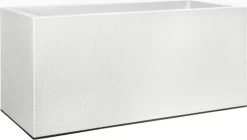 Elho Vivo Structure Finish Lang 90 - Plantenbak Voor Binnen & Buiten - Ø 88 X H 41 - Wit -Tuin En Buiten 1200x680 1