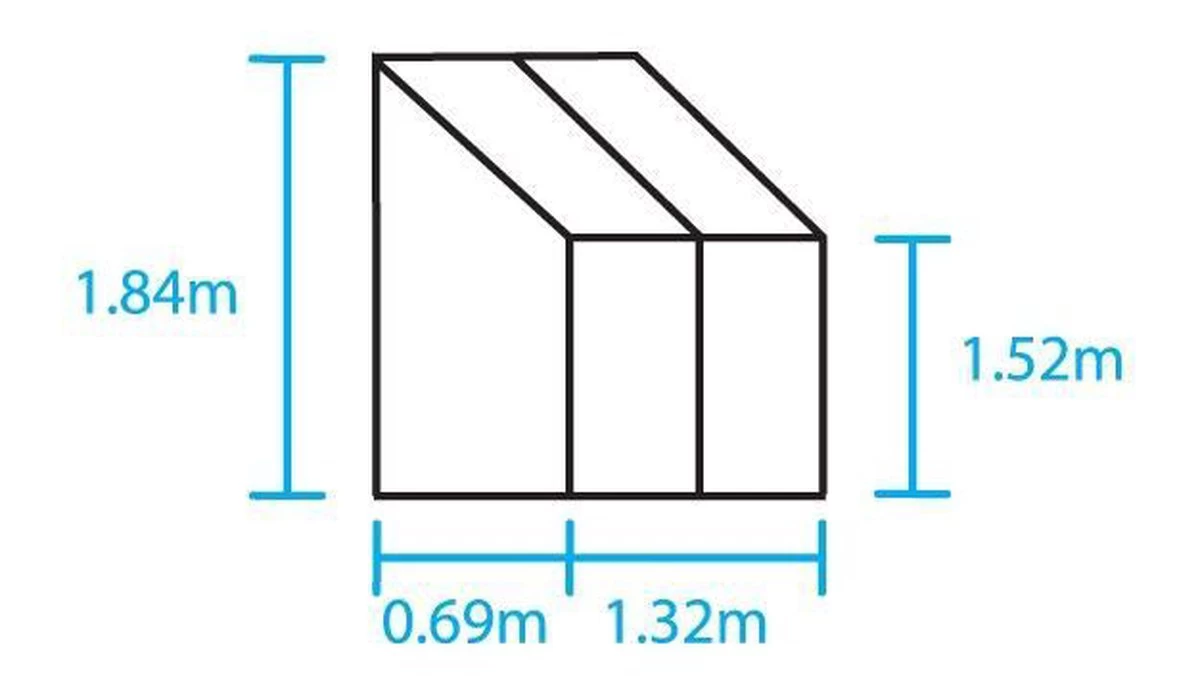 Royal Well Wall Garden 42 Muurkas Glas Groen 4 Royal Well Wall Garden 42 Muurkas Glas Groen - Afbeelding 4