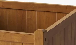 Houten Plantenbak Met Wieltjes 50x50 - Geolied Duurzaam FSC Acaciahout – Bloembak Buiten - Plantenbakken Buiten - Perfecthomeshop -Tuin En Buiten 1200x705