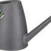 Elho Brussels Gieter 1,8l - Gieter Voor Binnenkweken En Oogsten - Ø 33.0 X H 17.0 Cm - Zwart/Antraciet