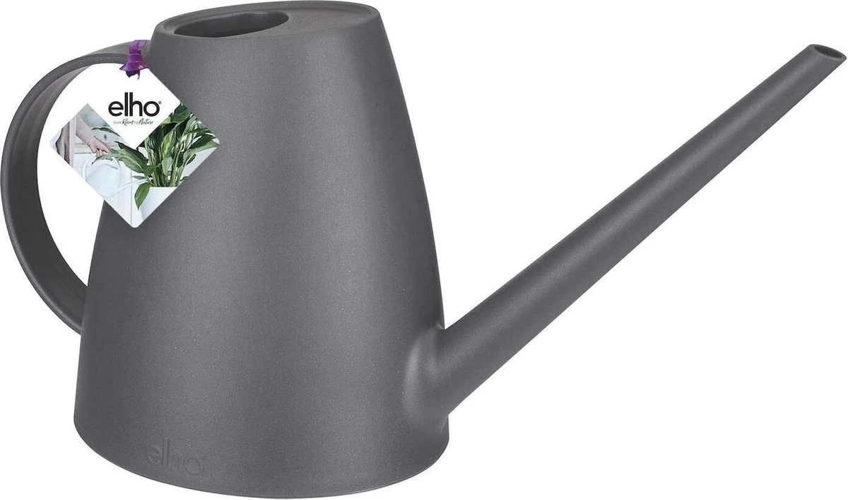 Elho Brussels Gieter 1,8l - Gieter Voor Binnenkweken En Oogsten - Ø 33.0 X H 17.0 Cm - Zwart/Antraciet 1 Elho Brussels Gieter 1,8l - Gieter Voor Binnenkweken En Oogsten - Ø 33.0 X H 17.0 Cm - Zwart/Antraciet
