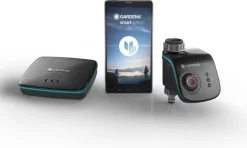 GARDENA - Smart Water Control Set Besproeiingscomputer - 1min Tot 10u - 6 Besproeiingen Per Dag