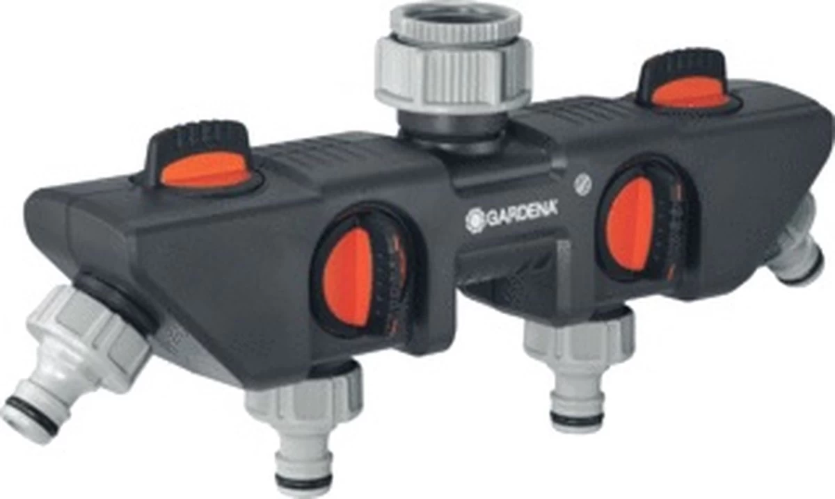 GARDENA - Waterverdeler - Slangkoppeling - 4 Uitgangen 12 GARDENA - Waterverdeler - Slangkoppeling - 4 Uitgangen - Afbeelding 12