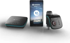 GARDENA - Smart Water Control Set Besproeiingscomputer - 1min Tot 10u - 6 Besproeiingen Per Dag -Tuin En Buiten 1200x733