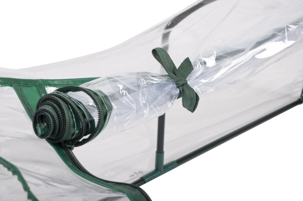 Kinzo Garden Broeikas - Tunnelkas - Met Rits - Staal - 130x60x50cm 4 Kinzo Garden Broeikas - Tunnelkas - Met Rits - Staal - 130x60x50cm - Afbeelding 4