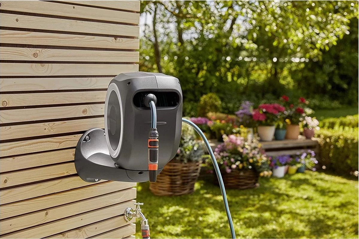 GARDENA - Wandslangenbox RollUp S - Slanghouder - 15 Meter - Ø 11 Mm 3 GARDENA - Wandslangenbox RollUp S - Slanghouder - 15 Meter - Ø 11 Mm - Afbeelding 3