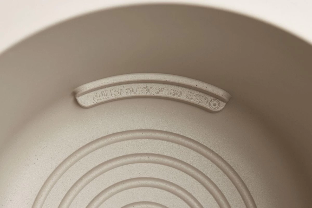 Elho Pure Coupe 35 - Bloempot Voor Binnen & Buiten - Ø 34.9 X H 49.0 Cm - Beige/Balanced Beige 2 Elho Pure Coupe 35 - Bloempot Voor Binnen & Buiten - Ø 34.9 X H 49.0 Cm - Beige/Balanced Beige - Afbeelding 2