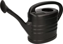 Merkloos Zwarte Kunststof Tuingieter 5 Liter - Tuin Artikelen/toebehoren