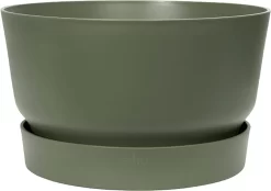Elho Greenville Schaal 33 - Bloempot Voor Buiten - Ø 32.5 X H 19.4 Cm - Groen/Blad Groen 13 Elho Greenville Schaal 33 - Bloempot Voor Buiten - Ø 32.5 X H 19.4 Cm - Groen/Blad Groen -Tuin En Buiten 1200x846