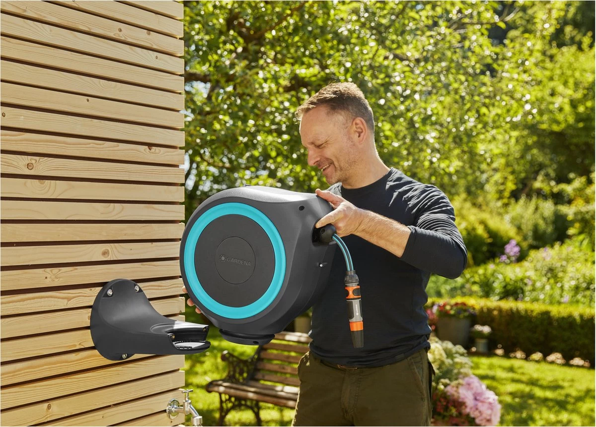 GARDENA Rollup S Wandslangenbox - 15 Meter - Ø 11 Mm 5 GARDENA Rollup S Wandslangenbox - 15 Meter - Ø 11 Mm - Afbeelding 5