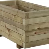 Intergard Houten Bloembakken Plantenbakken Rechthoek 80x40x35cm