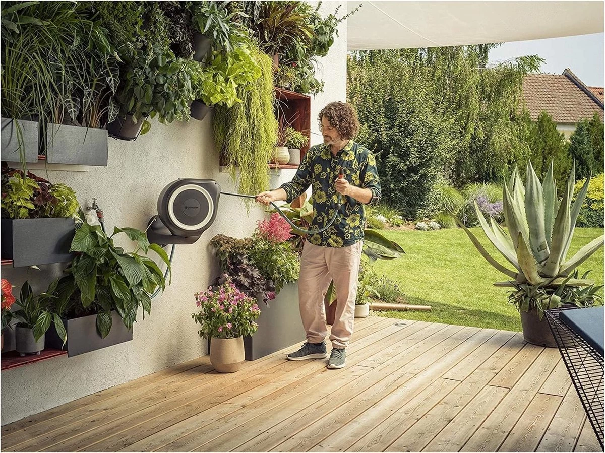 GARDENA - Wandslangenbox RollUp S - Slanghouder - 15 Meter - Ø 11 Mm 5 GARDENA - Wandslangenbox RollUp S - Slanghouder - 15 Meter - Ø 11 Mm - Afbeelding 5