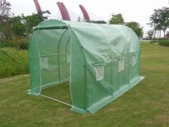 Merkloos Tunnelkas Met Staalstructuur IPOMEA 6m² - L300xB200xH200 Cm L 200 Cm X H 200 Cm X D 300 Cm -Tuin En Buiten 1200x900 46