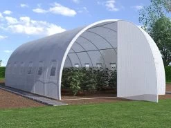 Merkloos Tunnelkas Met Structuur Van Gegalvaniseerd Staal En Deur 18 M² - L600 X B300 X H200 Cm - ALOCASIA L 300 Cm X H 200 Cm X D 600 Cm 5 Merkloos Tunnelkas Met Structuur Van Gegalvaniseerd Staal En Deur 18 M² - L600 X B300 X H200 Cm - ALOCASIA L 300 Cm X H 200 Cm X D 600 Cm -Tuin En Buiten 1200x900 50