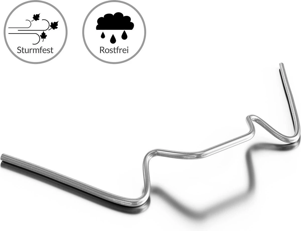 Deuba Kasklemmen RVS - 100 Stuks – Afmeting 85 X 30 X 1,5 Mm – Zilver 2 Deuba Kasklemmen RVS - 100 Stuks – Afmeting 85 X 30 X 1,5 Mm – Zilver - Afbeelding 2
