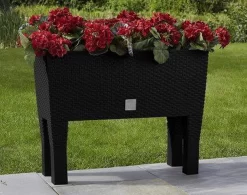 Prosperplast Kunststof Rato Plantenbak Op Poten Met Irrigatiesysteem Antraciet 80 X 33 X 62 Cm - 72 Liter - Balkonbakken/bloembakken 20 Prosperplast Kunststof Rato Plantenbak Op Poten Met Irrigatiesysteem Antraciet 80 X 33 X 62 Cm - 72 Liter - Balkonbakken/bloembakken -Tuin En Buiten 1200x946