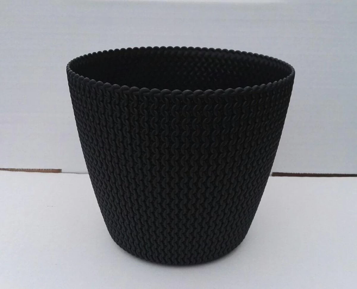 Prosperplast 1x Kunststof Splofy Bloempotten 30 Cm Antraciet - Bloempotten/plantenpotten Voor Binnen En Buiten 2 Prosperplast 1x Kunststof Splofy Bloempotten 30 Cm Antraciet - Bloempotten/plantenpotten Voor Binnen En Buiten - Afbeelding 2