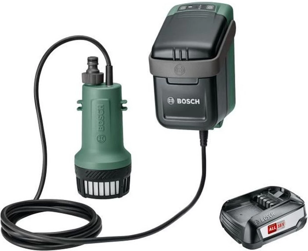 Bosch GardenPump 18 Accu Regentonpomp - Met 1 X 18 V Accu En Lader 16 Bosch GardenPump 18 Accu Regentonpomp - Met 1 X 18 V Accu En Lader - Afbeelding 16