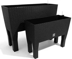 Prosperplast Kunststof Rato Plantenbak Op Poten Met Irrigatiesysteem Antraciet 80 X 33 X 62 Cm - 72 Liter - Balkonbakken/bloembakken 18 Prosperplast Kunststof Rato Plantenbak Op Poten Met Irrigatiesysteem Antraciet 80 X 33 X 62 Cm - 72 Liter - Balkonbakken/bloembakken -Tuin En Buiten 1200x979 1