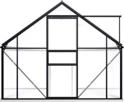 VidaXL Broeikas Met Basisframe 4,75 M² Aluminium Antracietkleurig -Tuin En Buiten 1200x984