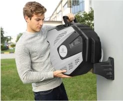 CoolHome Wandslangenbox 15 Meter + 1,5 Meter - Tuinslang Met Haspel- Slangenhouder 180° Draaibaar - Tuinslanghaspel Zwart - Grijs -Tuin En Buiten 1200x992 4