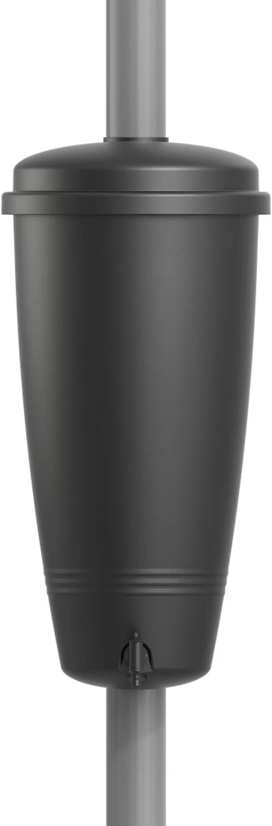 Elho Green Basics Rain Catcher 33 - Regenton Voor Balkonbuiten - Ø 33.5 X H 73.5 Cm - Zwart/Living Black 8 Elho Green Basics Rain Catcher 33 - Regenton Voor Balkonbuiten - Ø 33.5 X H 73.5 Cm - Zwart/Living Black - Afbeelding 8