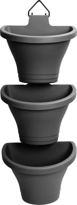 Elho Corsica Vertical Forest 24 - Bloempot Voor Balkonbuiten - Ø 26.7 X H 29.7 Cm - Zwart/Antraciet 34 Elho Corsica Vertical Forest 24 - Bloempot Voor Balkonbuiten - Ø 26.7 X H 29.7 Cm - Zwart/Antraciet -Tuin En Buiten 452x1200 1